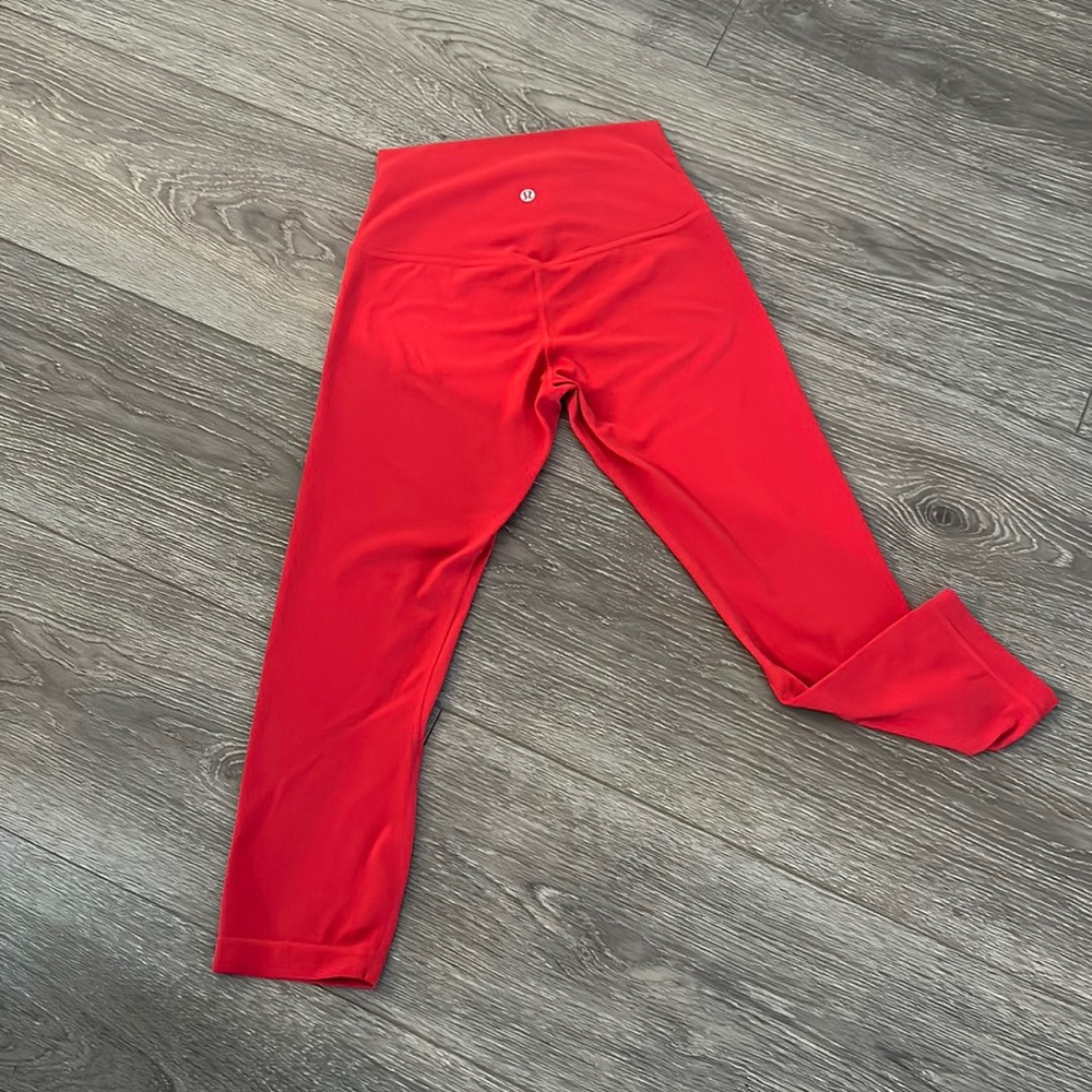 Lululemon Red Leggings